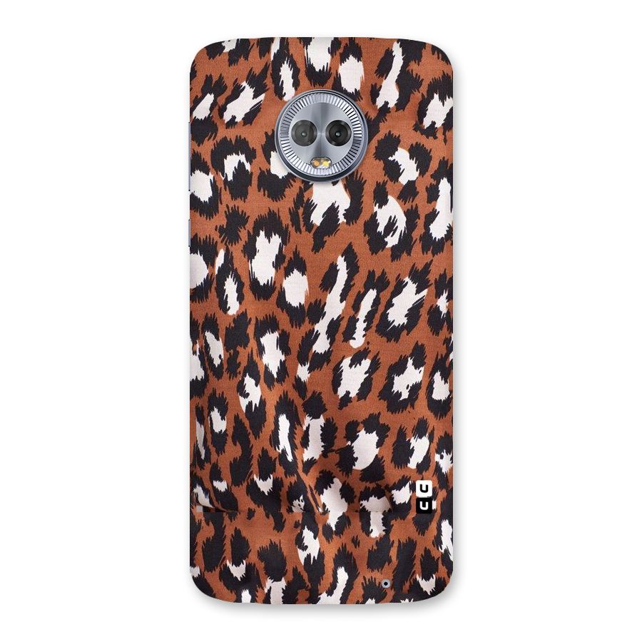 Leapord Design Back Case for Moto G6 Plus