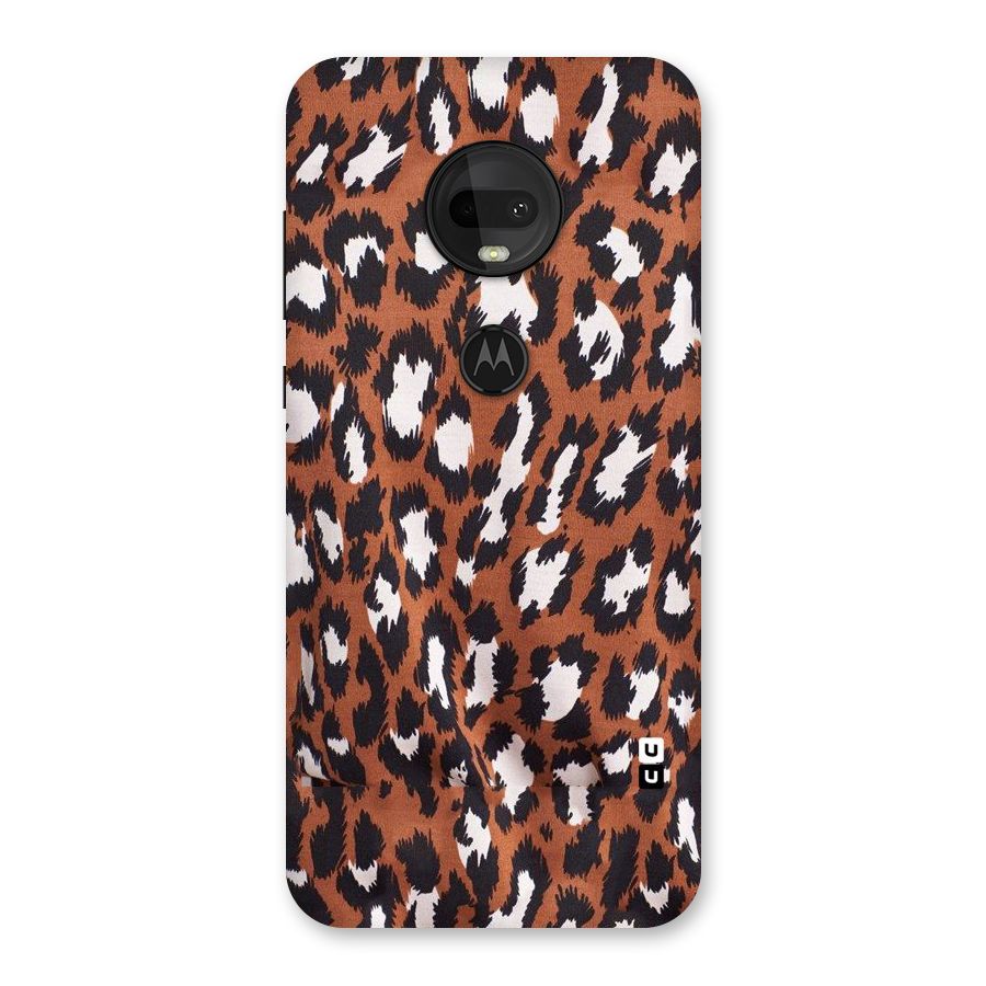 Leapord Design Back Case for Moto G7