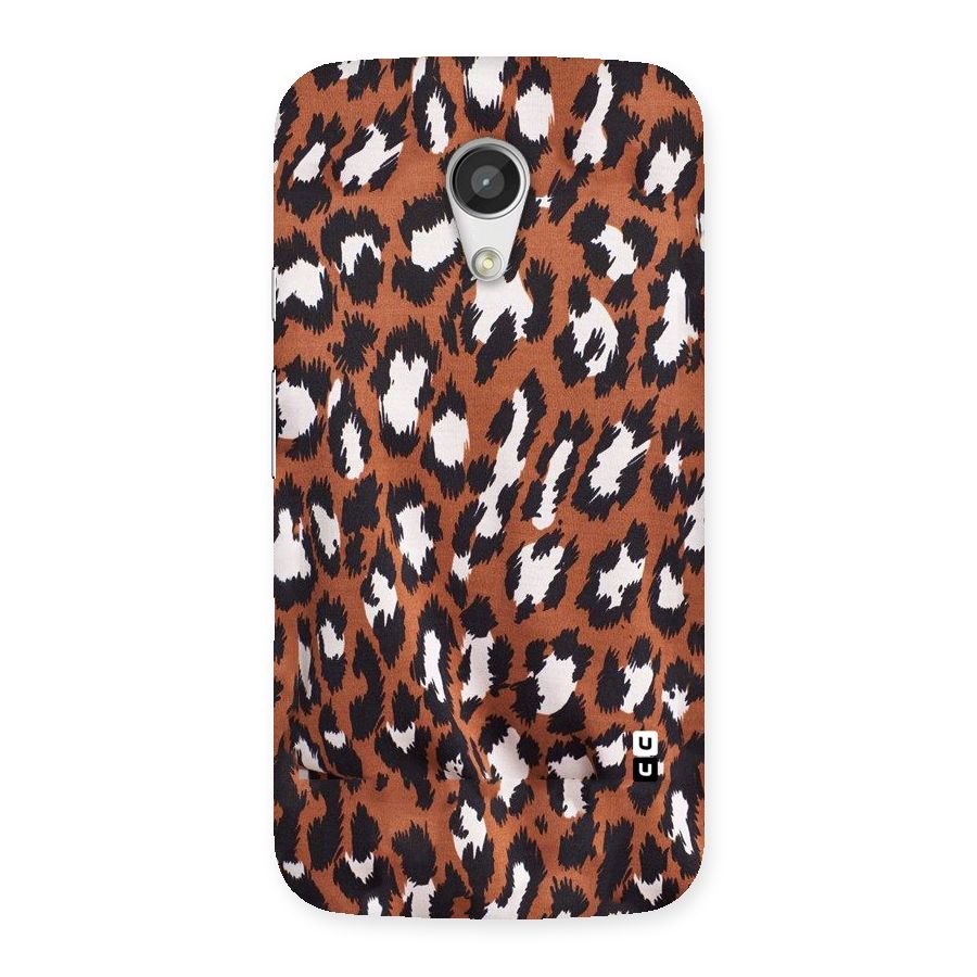 Leapord Design Back Case for Moto G 2nd Gen