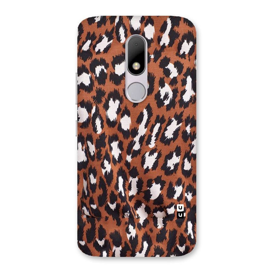 Leapord Design Back Case for Moto M