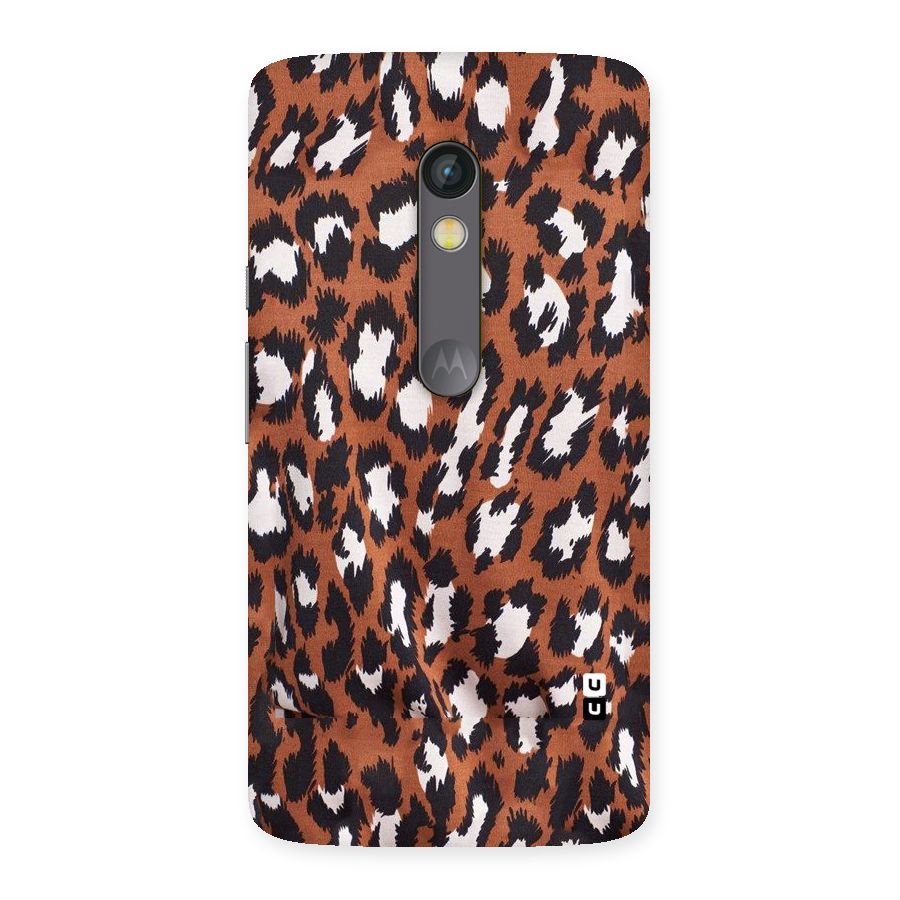 Leapord Design Back Case for Moto X Play