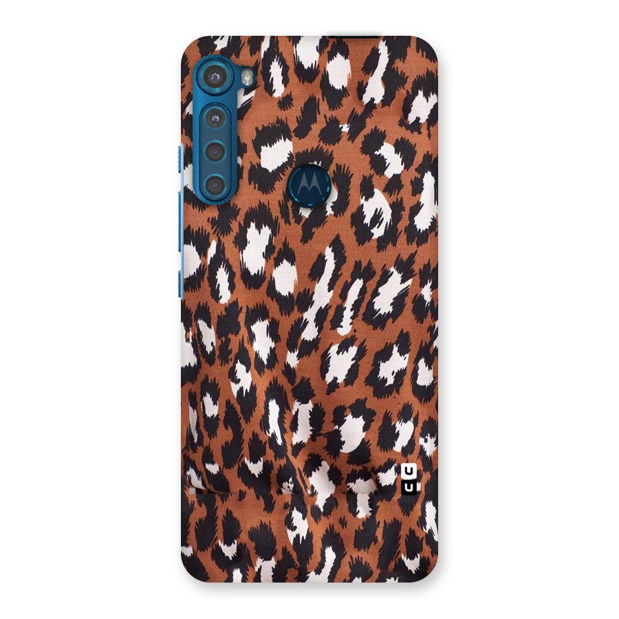 Leapord Design Back Case for Motorola One Fusion Plus
