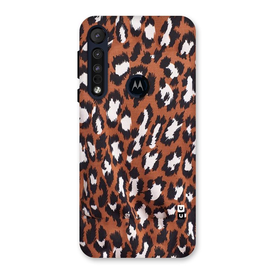 Leapord Design Back Case for Motorola One Macro