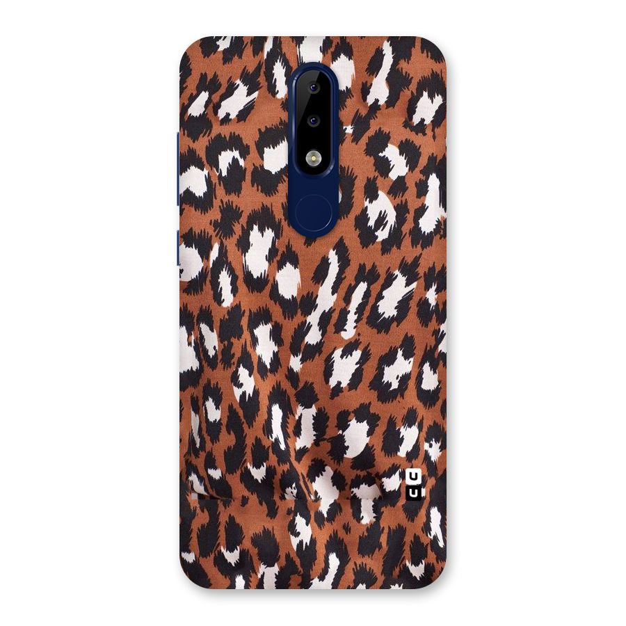 Leapord Design Back Case for Nokia 5.1 Plus