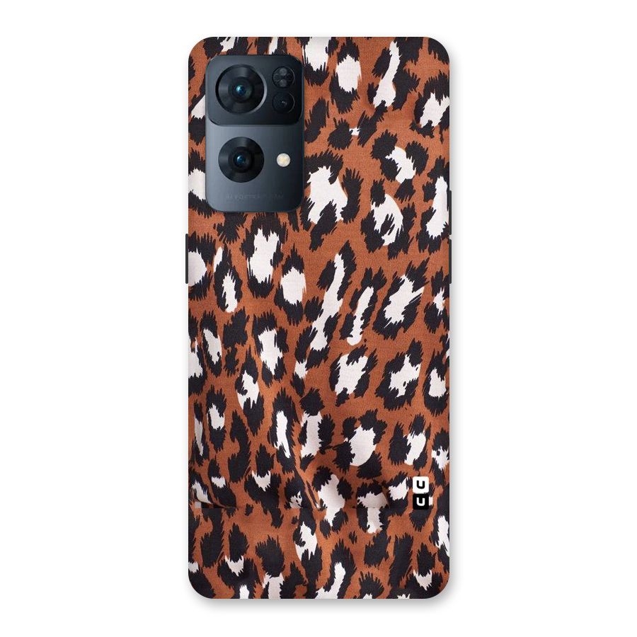Leapord Design Back Case for Oppo Reno7 Pro 5G
