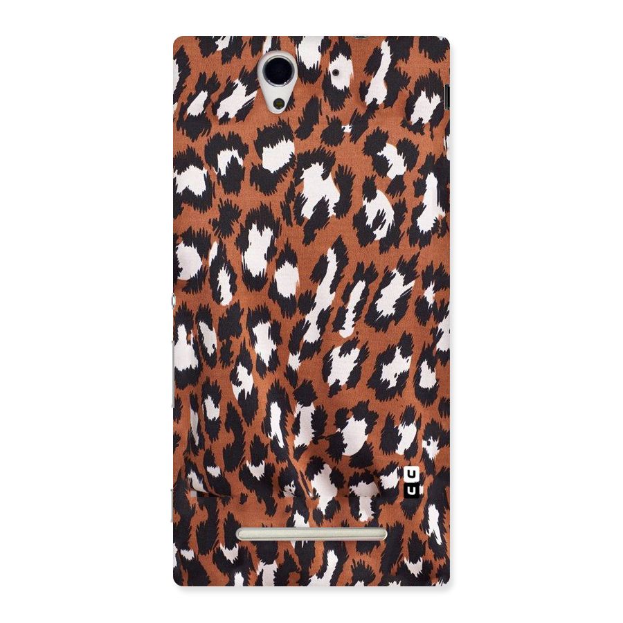 Leapord Design Back Case for Sony Xperia C3