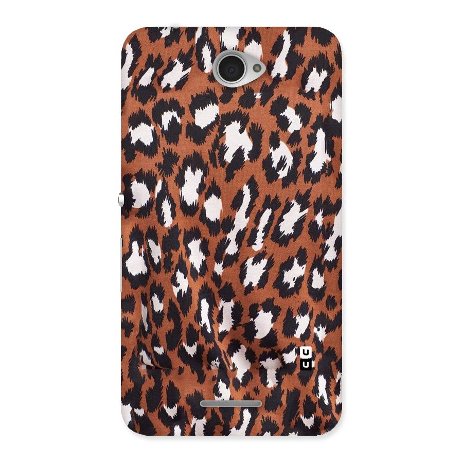 Leapord Design Back Case for Sony Xperia E4