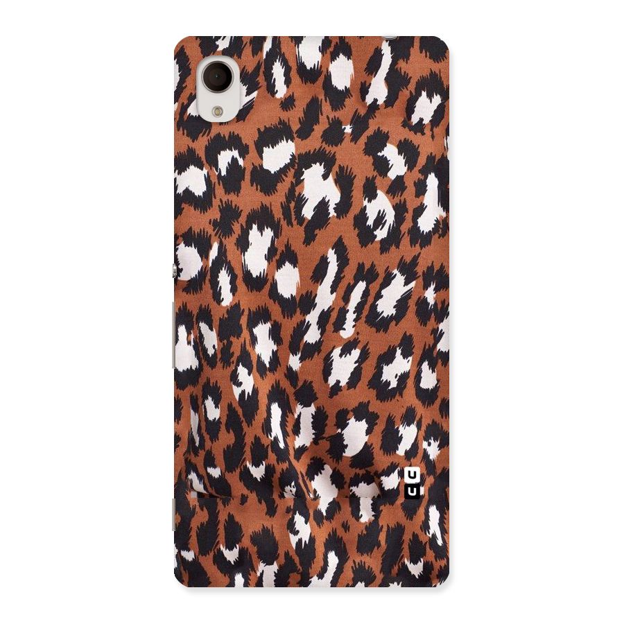 Leapord Design Back Case for Sony Xperia M4