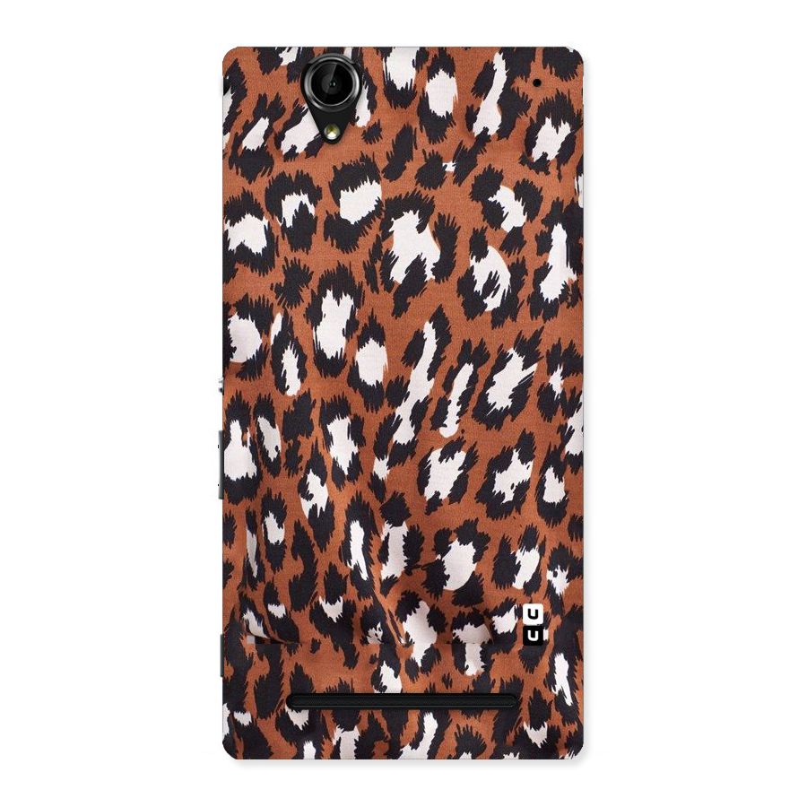 Leapord Design Back Case for Sony Xperia T2
