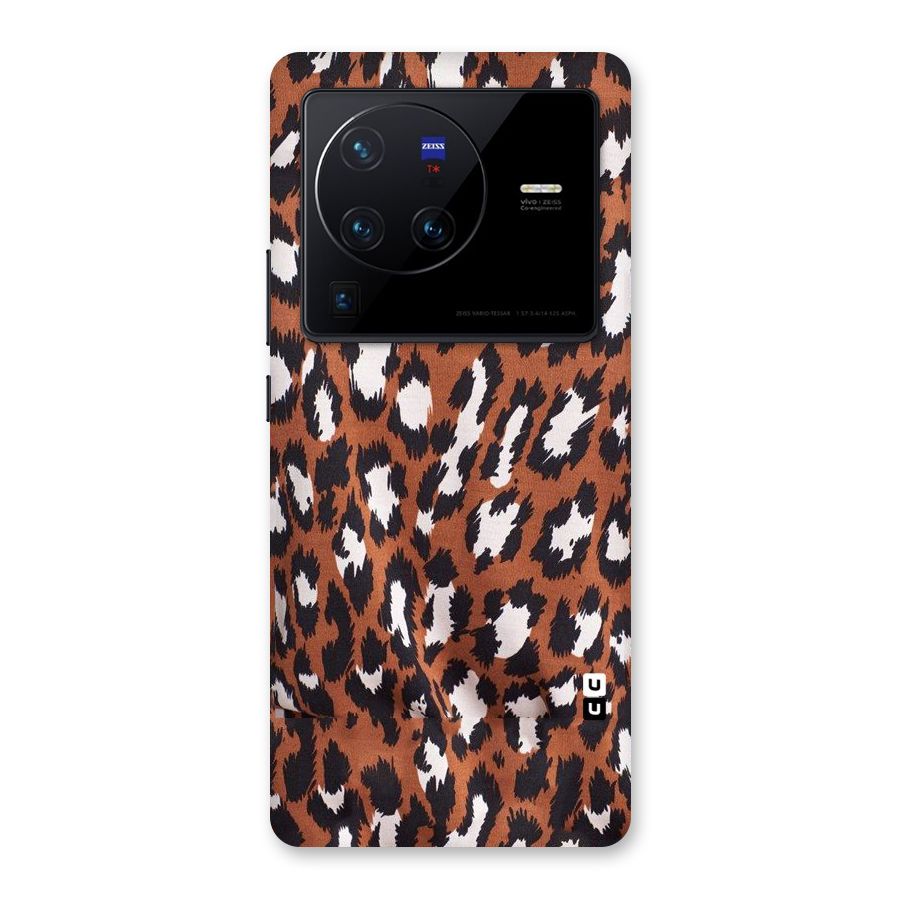 Leapord Design Back Case for Vivo X80 Pro