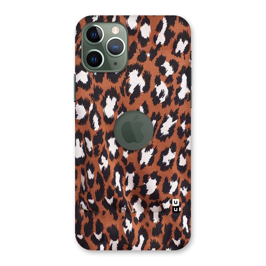 Leapord Design Back Case for iPhone 11 Pro Logo  Cut