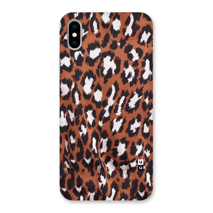 Leapord Design Back Case for iPhone XS