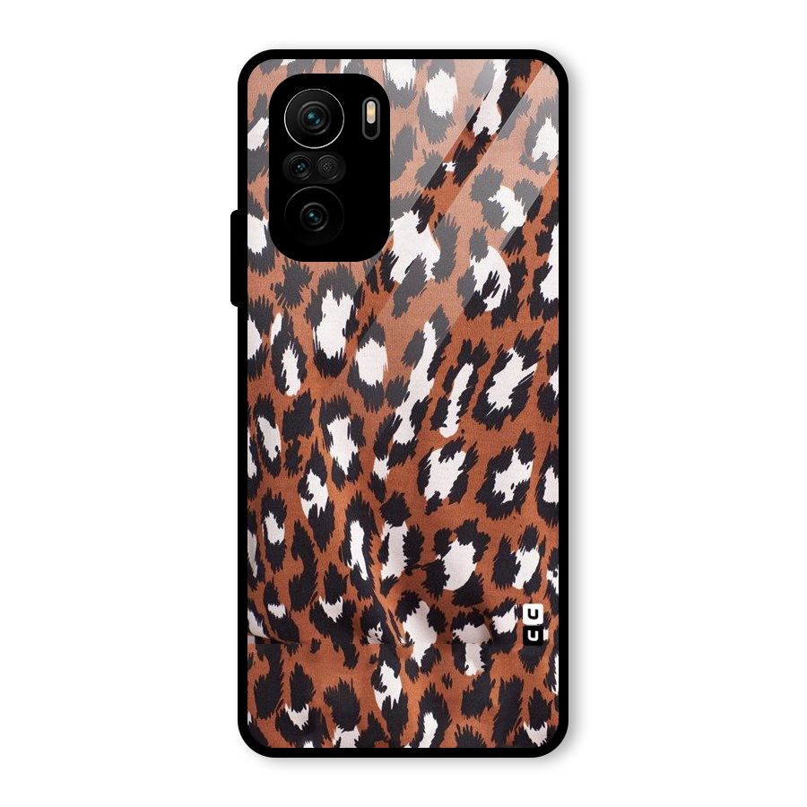 Leapord Design Glass Back Case for Mi 11X Pro