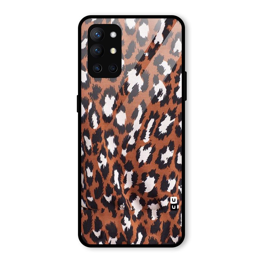 Leapord Design Glass Back Case for OnePlus 9R