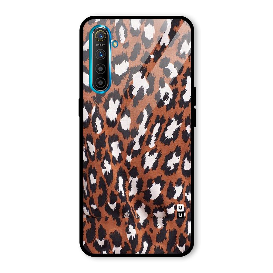 Leapord Design Glass Back Case for Realme X2
