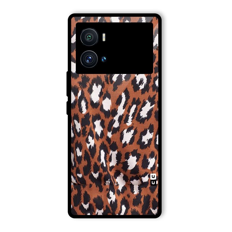 Leapord Design Glass Back Case for Vivo iQOO 9 Pro