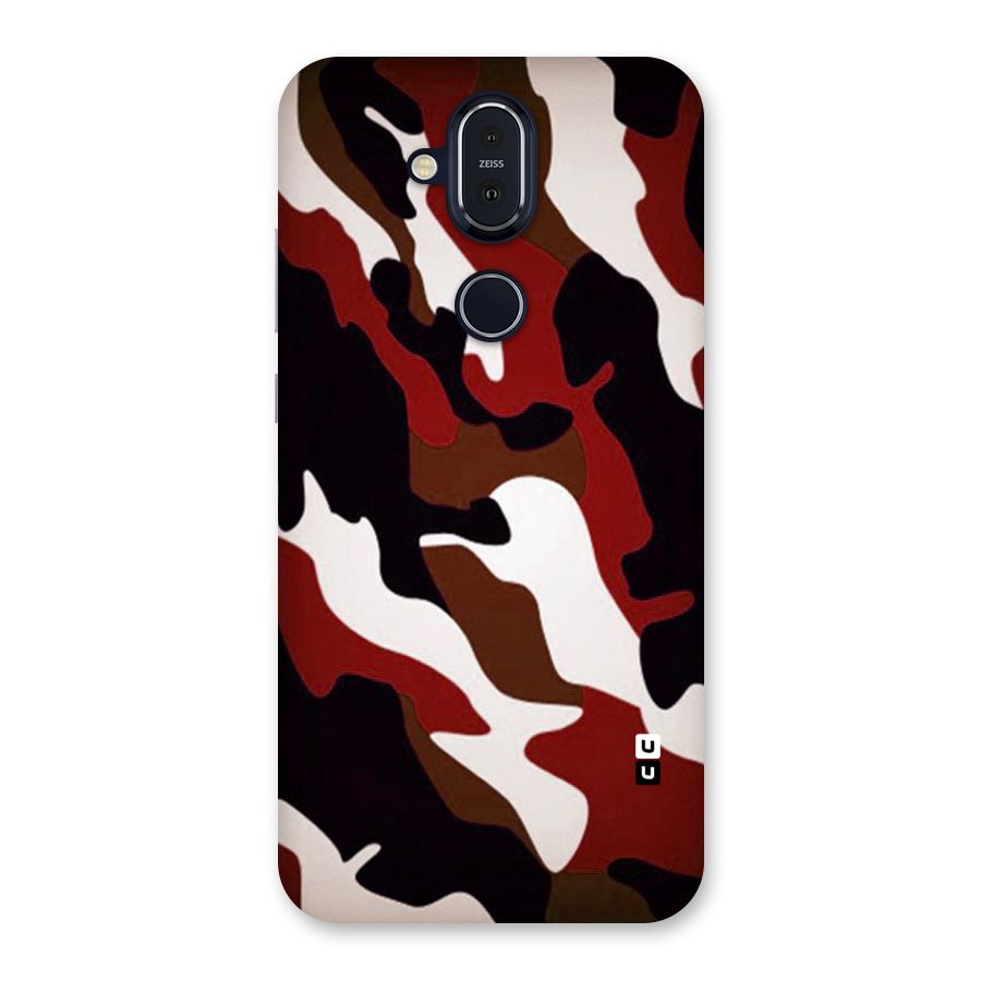Leapord Pattern Back Case for Nokia 8.1