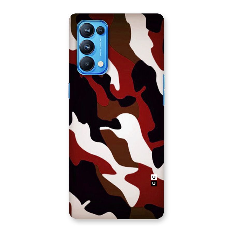 Leapord Pattern Back Case for Oppo Reno5 Pro 5G