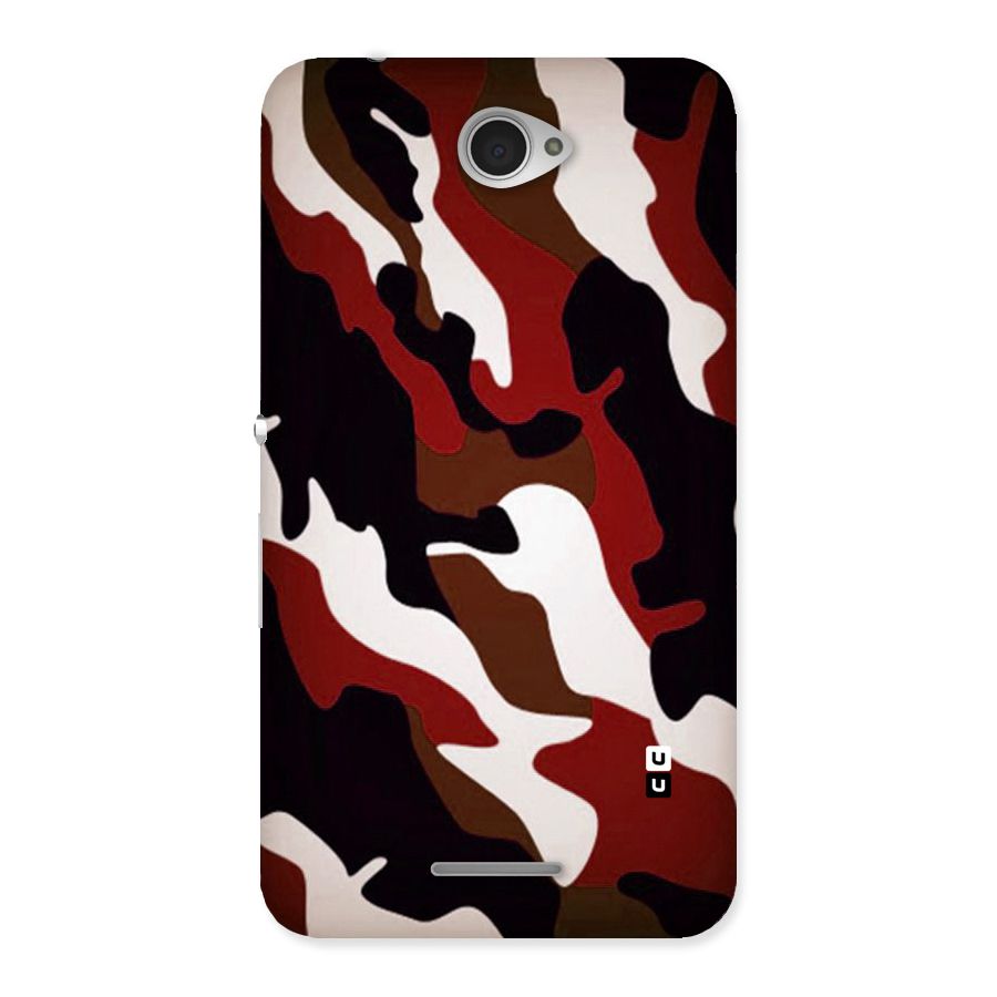 Leapord Pattern Back Case for Sony Xperia E4