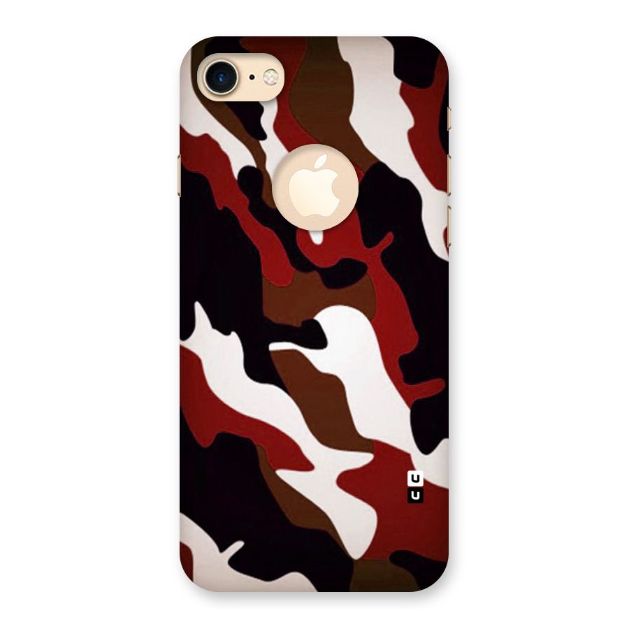 Leapord Pattern Back Case for iPhone 7 Logo Cut