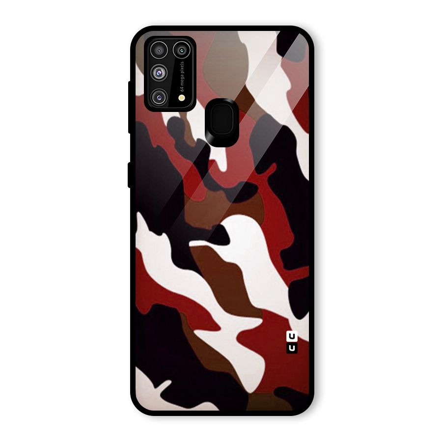 Leapord Pattern Glass Back Case for Galaxy F41