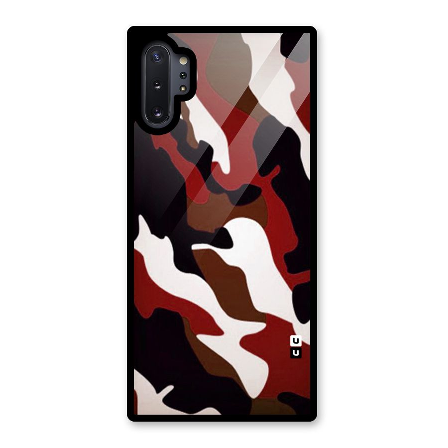 Leapord Pattern Glass Back Case for Galaxy Note 10 Plus