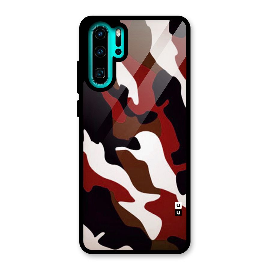 Leapord Pattern Glass Back Case for Huawei P30 Pro
