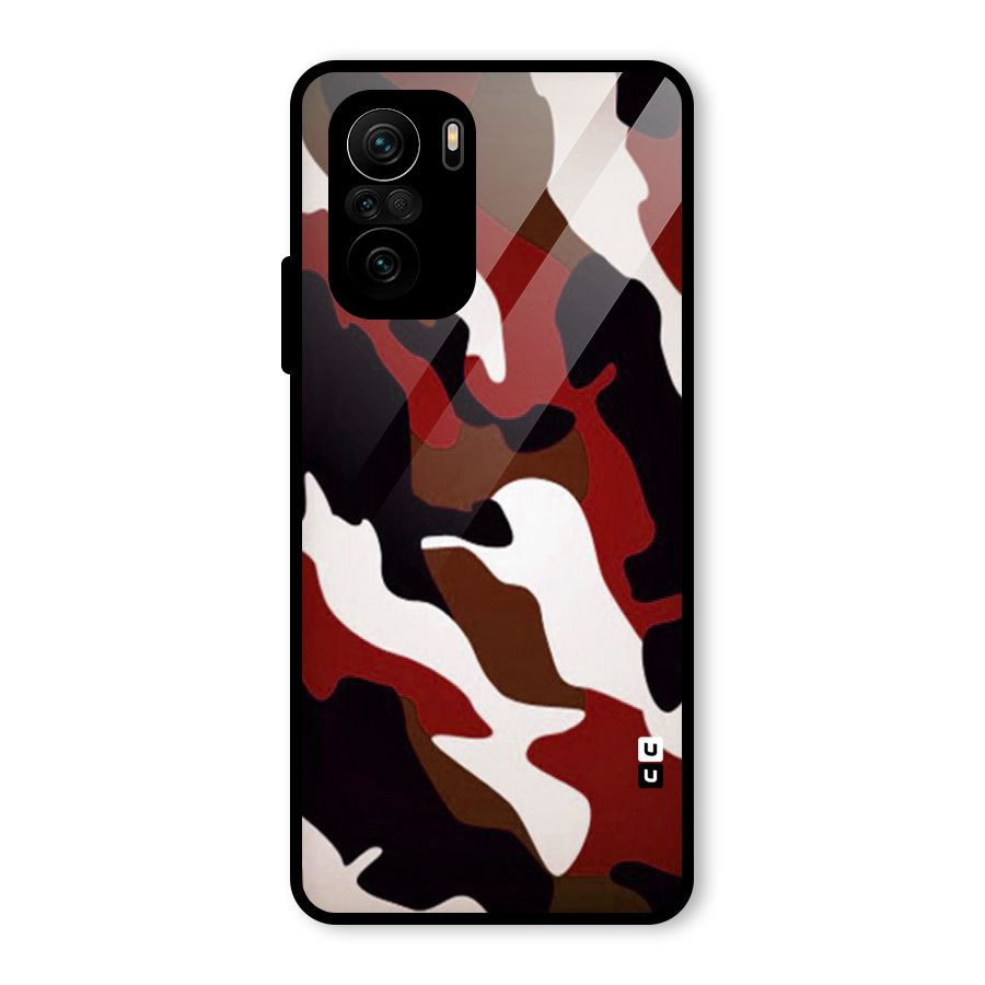 Leapord Pattern Glass Back Case for Mi 11X Pro
