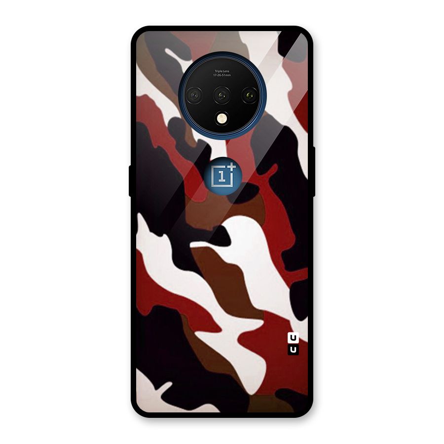 Leapord Pattern Glass Back Case for OnePlus 7T