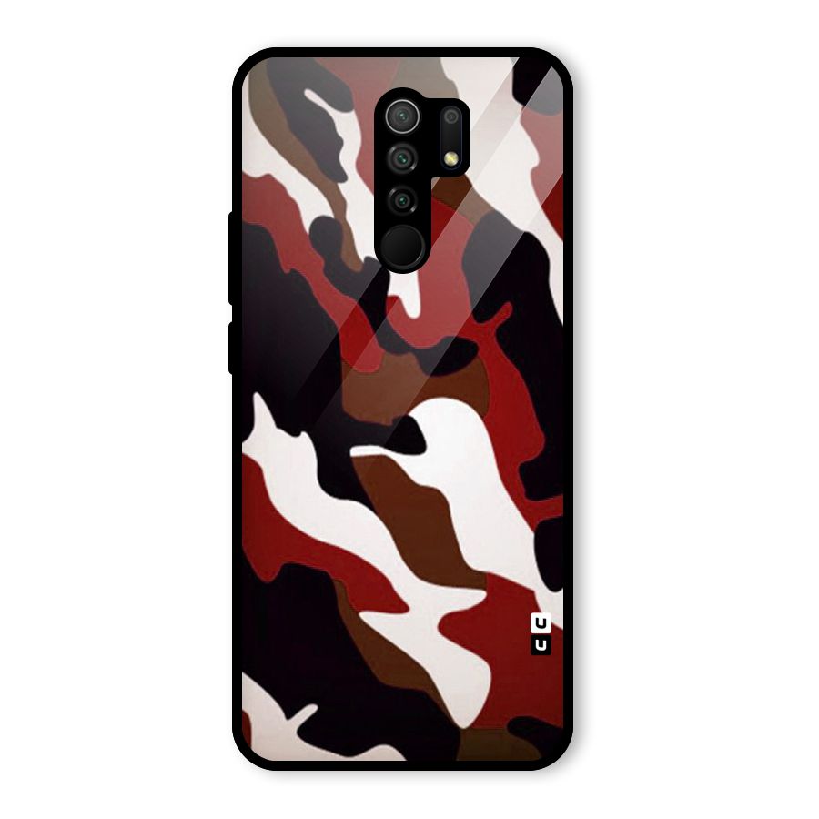 Leapord Pattern Glass Back Case for Poco M2