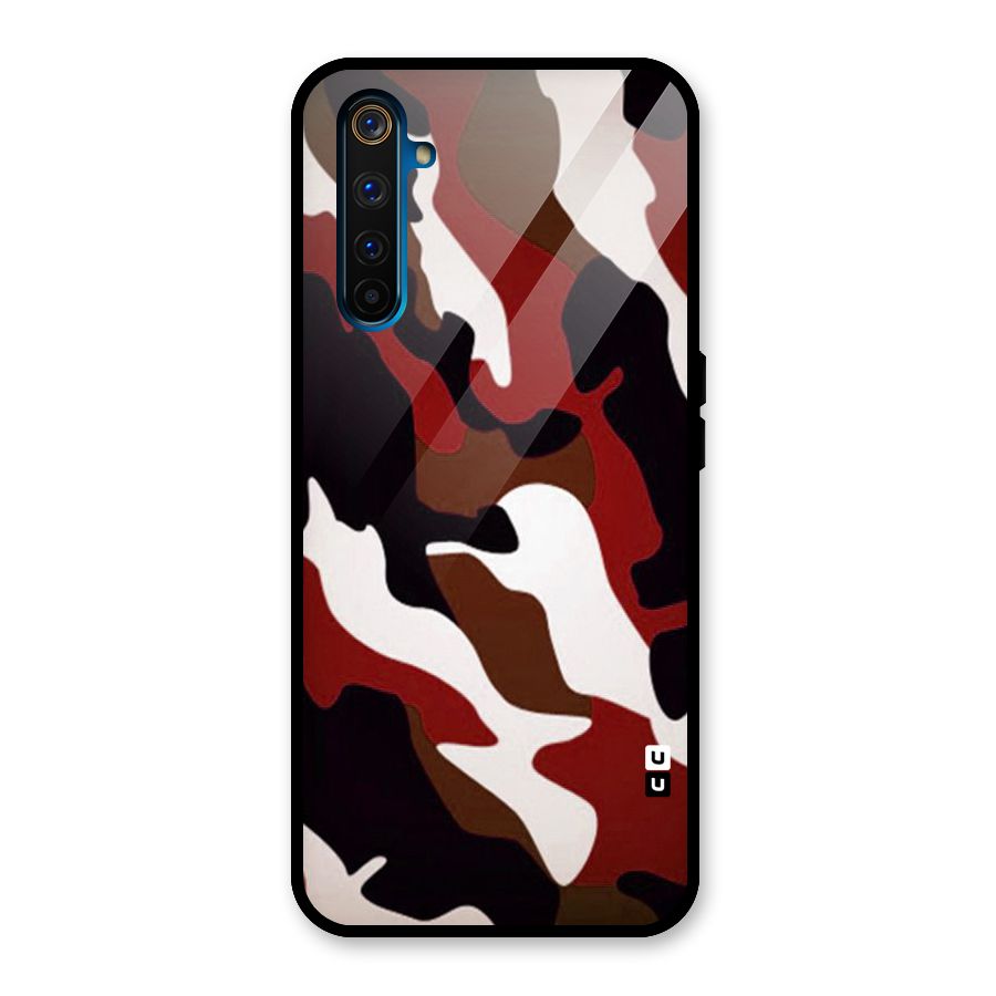 Leapord Pattern Glass Back Case for Realme 6 Pro