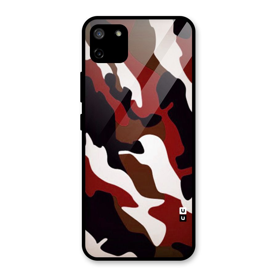 Leapord Pattern Glass Back Case for Realme C11