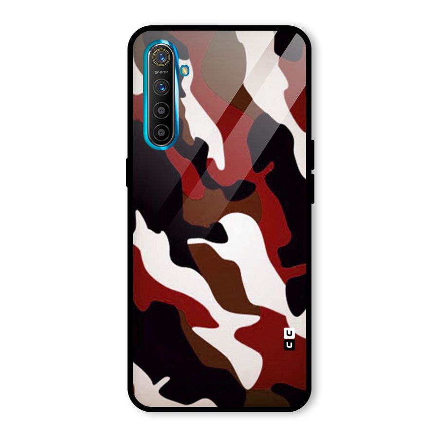 Leapord Pattern Glass Back Case for Realme X2