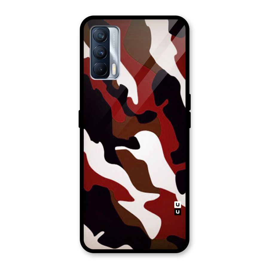 Leapord Pattern Glass Back Case for Realme X7