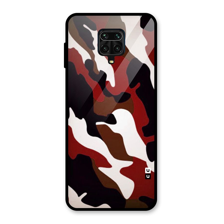 Leapord Pattern Glass Back Case for Redmi Note 10 Lite