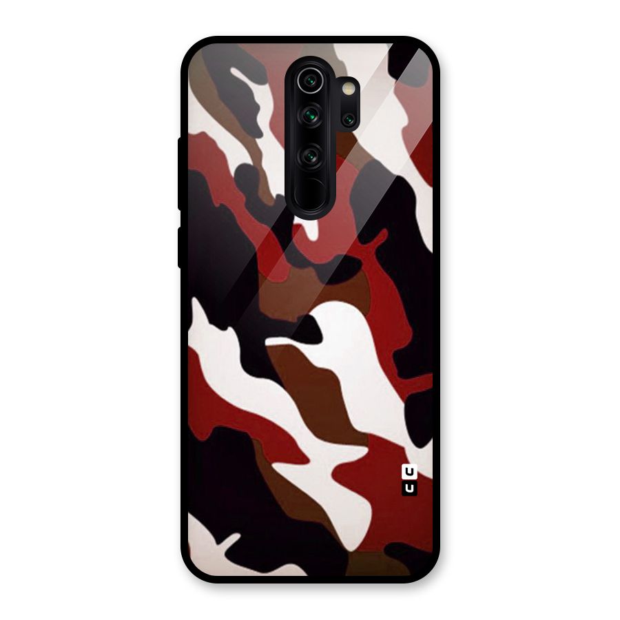 Leapord Pattern Glass Back Case for Redmi Note 8 Pro