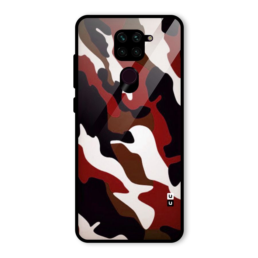 Leapord Pattern Glass Back Case for Redmi Note 9