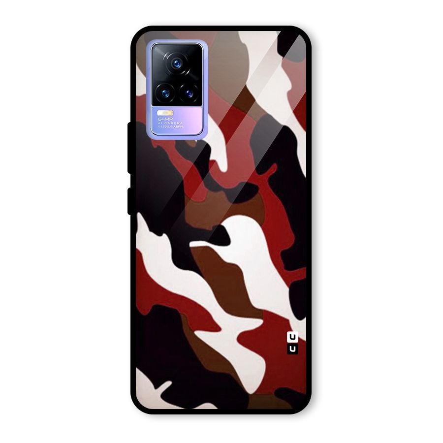 Leapord Pattern Glass Back Case for Vivo Y73