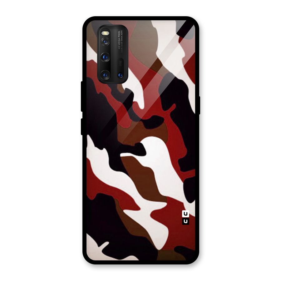 Leapord Pattern Glass Back Case for Vivo iQOO 3