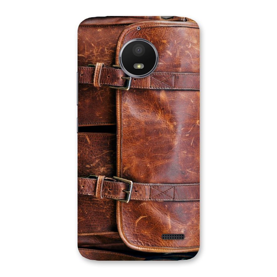 Bag Design (Printed) Back Case for Moto E4