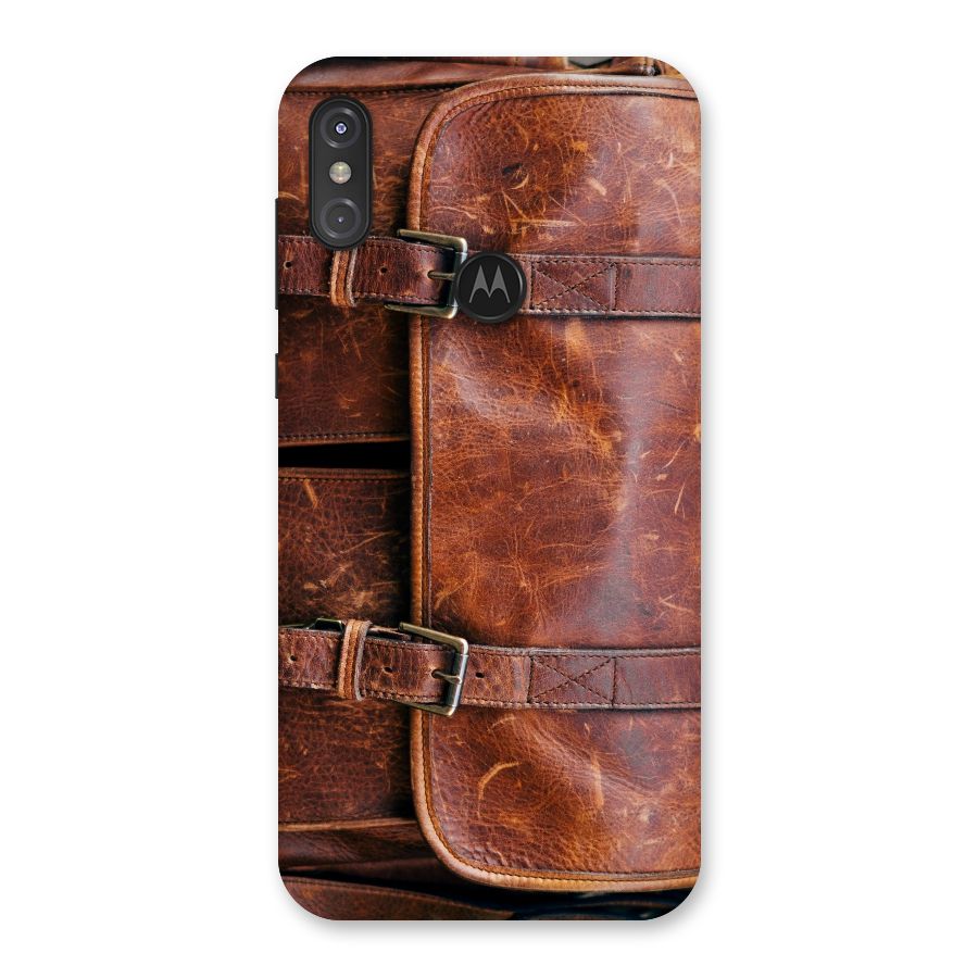 Bag Design (Printed) Back Case for Motorola One Power