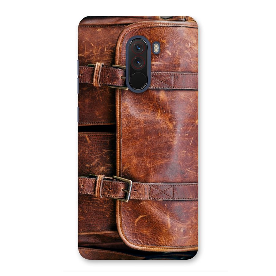 Bag Design (Printed) Back Case for Poco F1