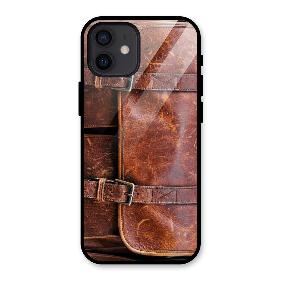 Bag Design (Printed) Glass Back Case for iPhone 12