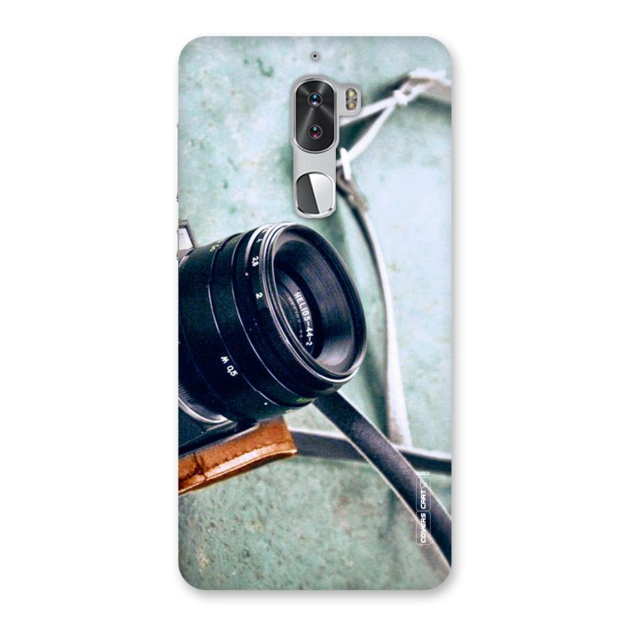 Leather Camera Lens Back Case for Coolpad Cool 1