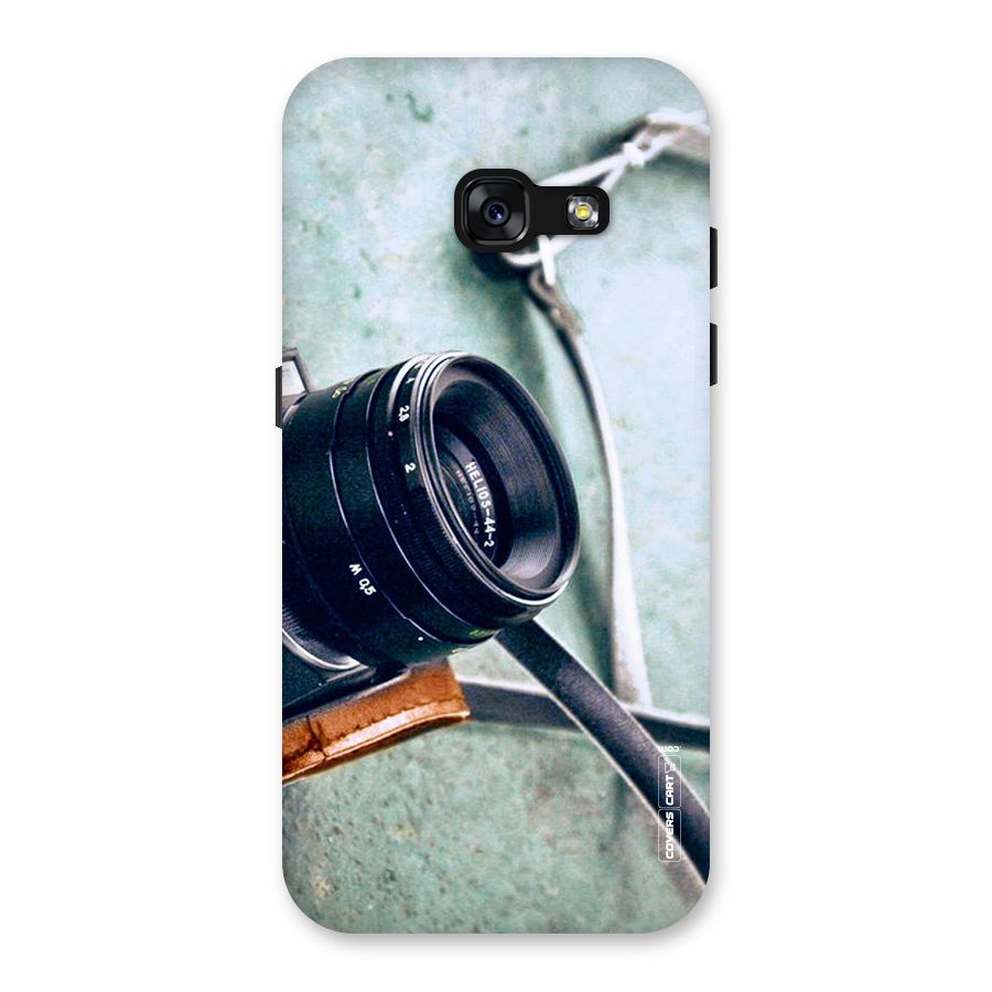 Leather Camera Lens Back Case for Galaxy A3 (2017)
