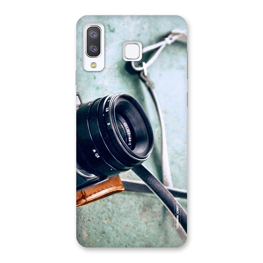 Leather Camera Lens Back Case for Galaxy A8 Star