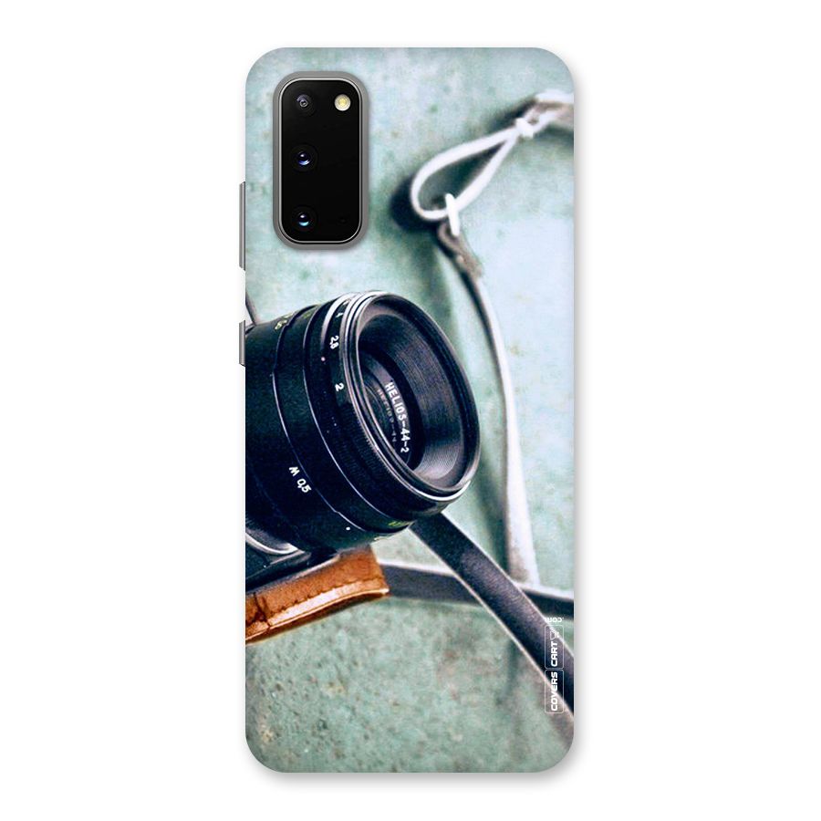 Leather Camera Lens Back Case for Galaxy S20