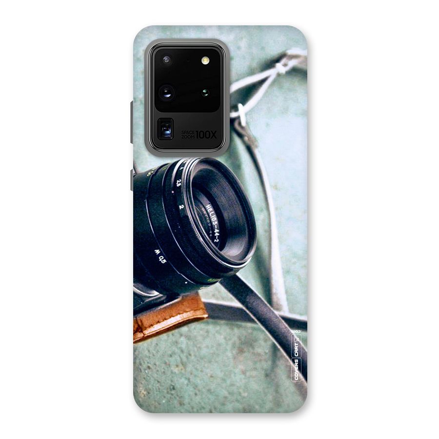 Leather Camera Lens Back Case for Galaxy S20 Ultra