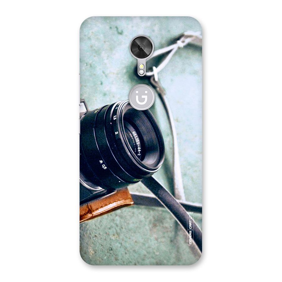 Leather Camera Lens Back Case for Gionee A1