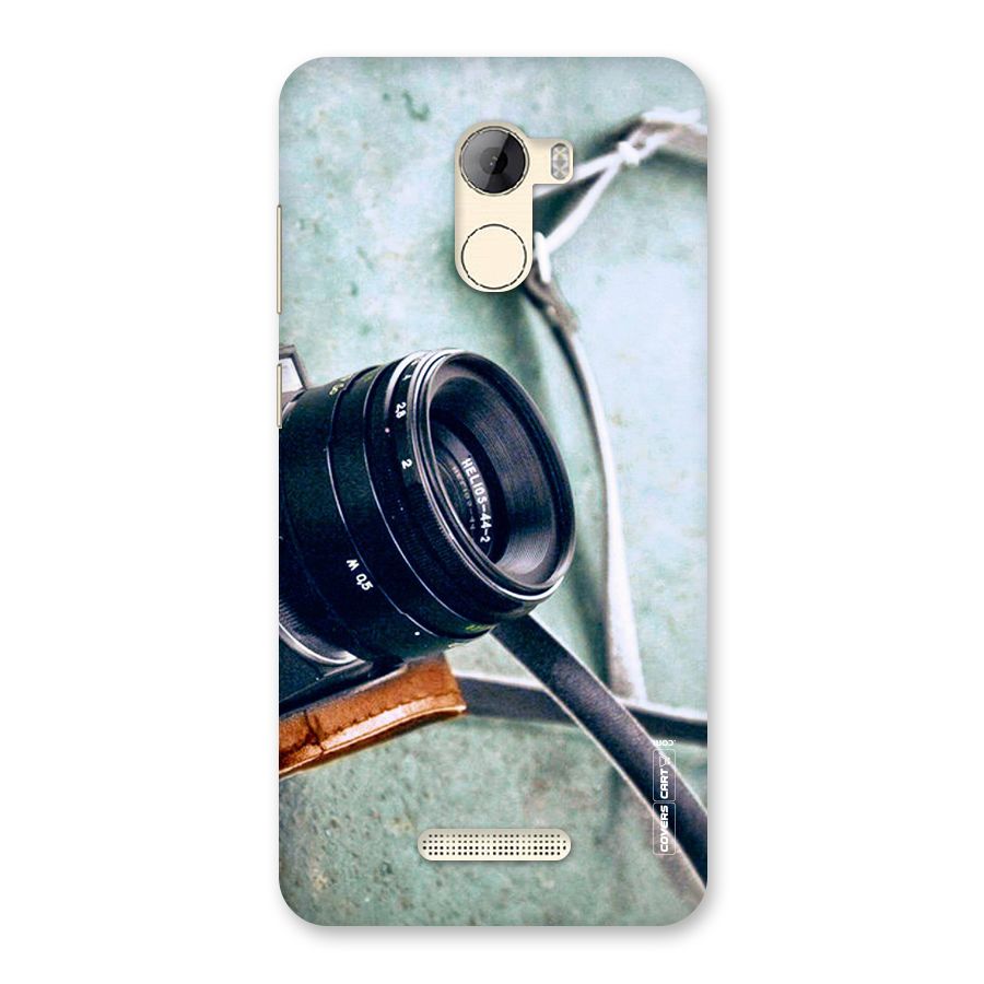 Leather Camera Lens Back Case for Gionee A1 LIte